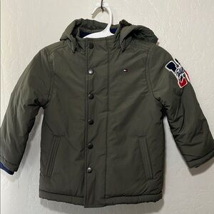 NWT Tommy Hilfiger Kids Olive Green Jacket